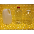 5lb Plastic Clear and Decorated Jug